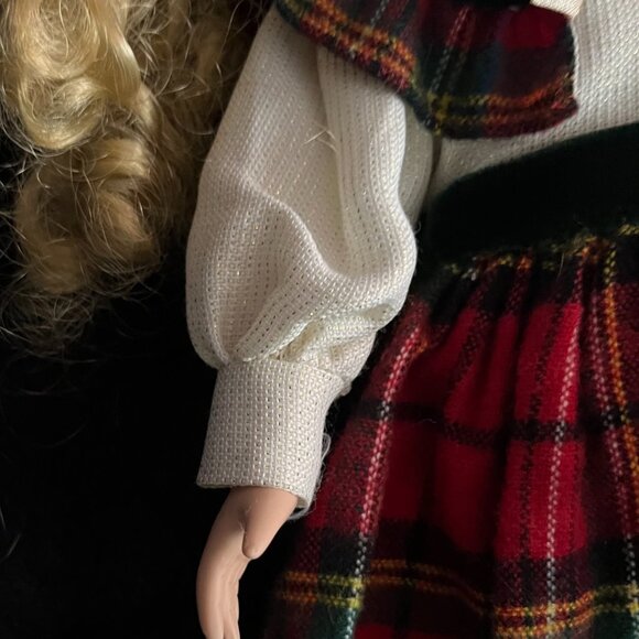 Holiday/Winter Porcelian Doll - Picture 3 of 10